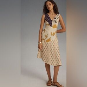 Plenty by Tracy Reese Sleeveless Asymmetrical Midi Dress